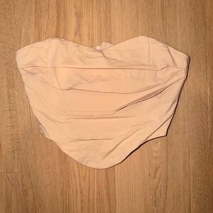 Camel / Beige Corset Top